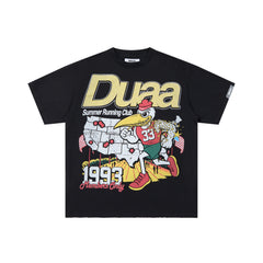 DUAA 1993 Summer Running Club Mascot Vintage Graphic T‑Shirt
