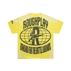 RoughPlay Skate Zombie Graphic Distressed Short‑Sleeve Tee Vintage Streetwear T‑Shirt