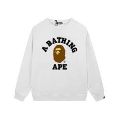 BAPE Classic College Logo Crewneck Sweatshirt