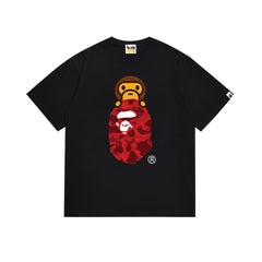 BAPE Red Camo Ape Head T-Shirt