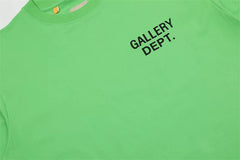 GALLERY DEPT Classic Basic Edition Letter Printed LOGO Loose Casual Men and Women Couple Short Sleeve T-shirt Summer
