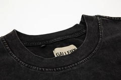 GALLERY DEPT trendy short sleeved T-shirt IM SAD distressed print loose casual round neck youth summer daily wear
