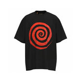 Gallery Dept Lost Vortex Printed Short Sleeve European and American High Street Trendy Brand Men's and Women's Same Half Sleeve T-shirt