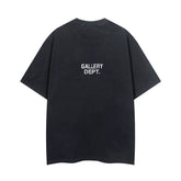 Gallery Depot American High Street Letter Printed Loose Hip Hop Men's and Women's Loose Vintage Short sleeved T-shirt Trendy