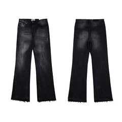 Gallery Dept basic washed flared jeans for men and women high street casual trousers