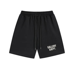 GALLERY DEPT Basic Letter Logo Printed Casual Shorts Summer Loose Trendy Sports Pentagram Pants