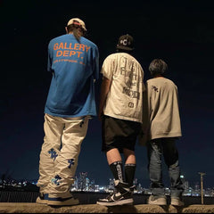 Gallery Dept new classic letter basic slogan LOGO printed round neck short sleeve American high street T-shirt