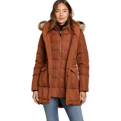 Eddie Bauer, broken code clearance, women's outdoor down jacket, parka coat, 650 puffs, waterproof