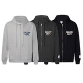 Gallery Depot Autumn Letter Logo Slogan Printed Zipper Jacket Cotton Casual Loose Hoodie