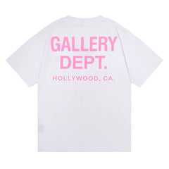 Gallery DEPT Basic Letter Printed T-shirt Oversize Loose Men and Women Couple Short Sleeve Teen