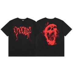 REVENGE Red Skull Graphic T-Shirt