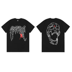 REVENGE Spider Skull Graphic T-Shirt
