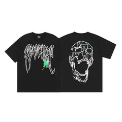 REVENGE Spider Skull Graphic T-Shirt