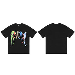 REVENGE Multicolor Graffiti Logo T-Shirt