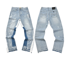 Gallery Dept. Light Wash Panel Flare Denim