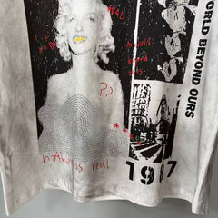 Vareallday Marilyn Monroe 1997 Vintage Ringer T‑Shirt