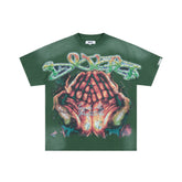 DUAA Praying Hands Vintage Graphic T‑Shirt