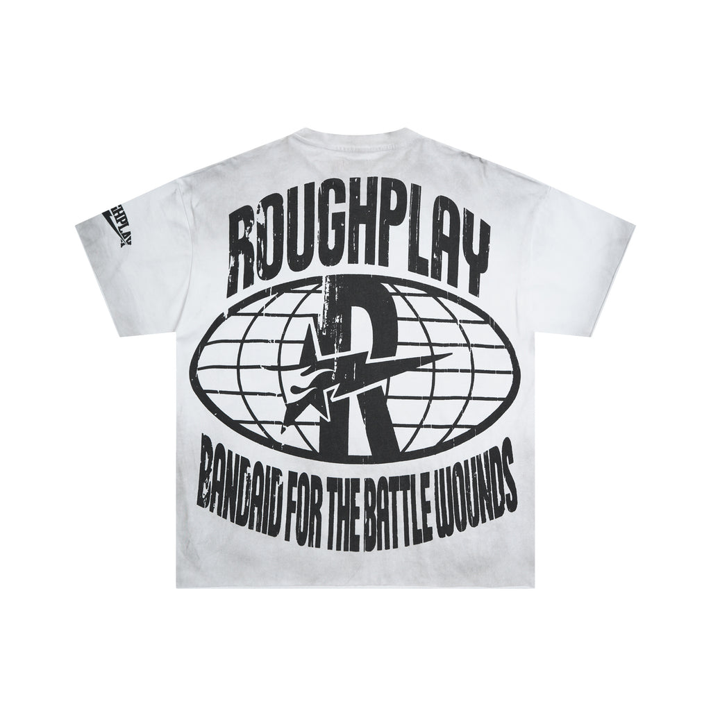 RoughPlay New York Statue Of Liberty Graphic Distressed Short‑Sleeve Tee Vintage Streetwear T‑Shirt
