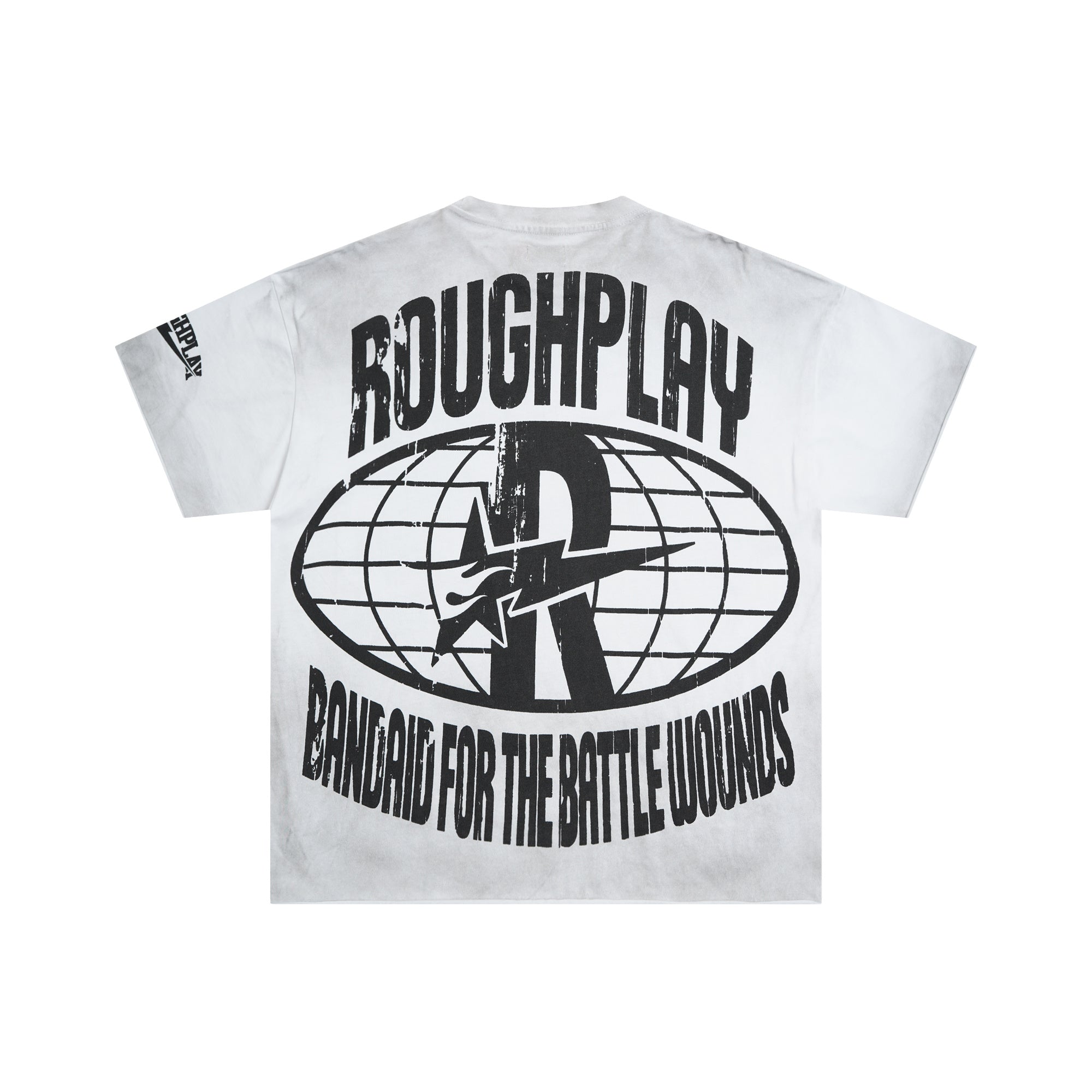 RoughPlay New York Statue Of Liberty Graphic Distressed Short‑Sleeve Tee Vintage Streetwear T‑Shirt