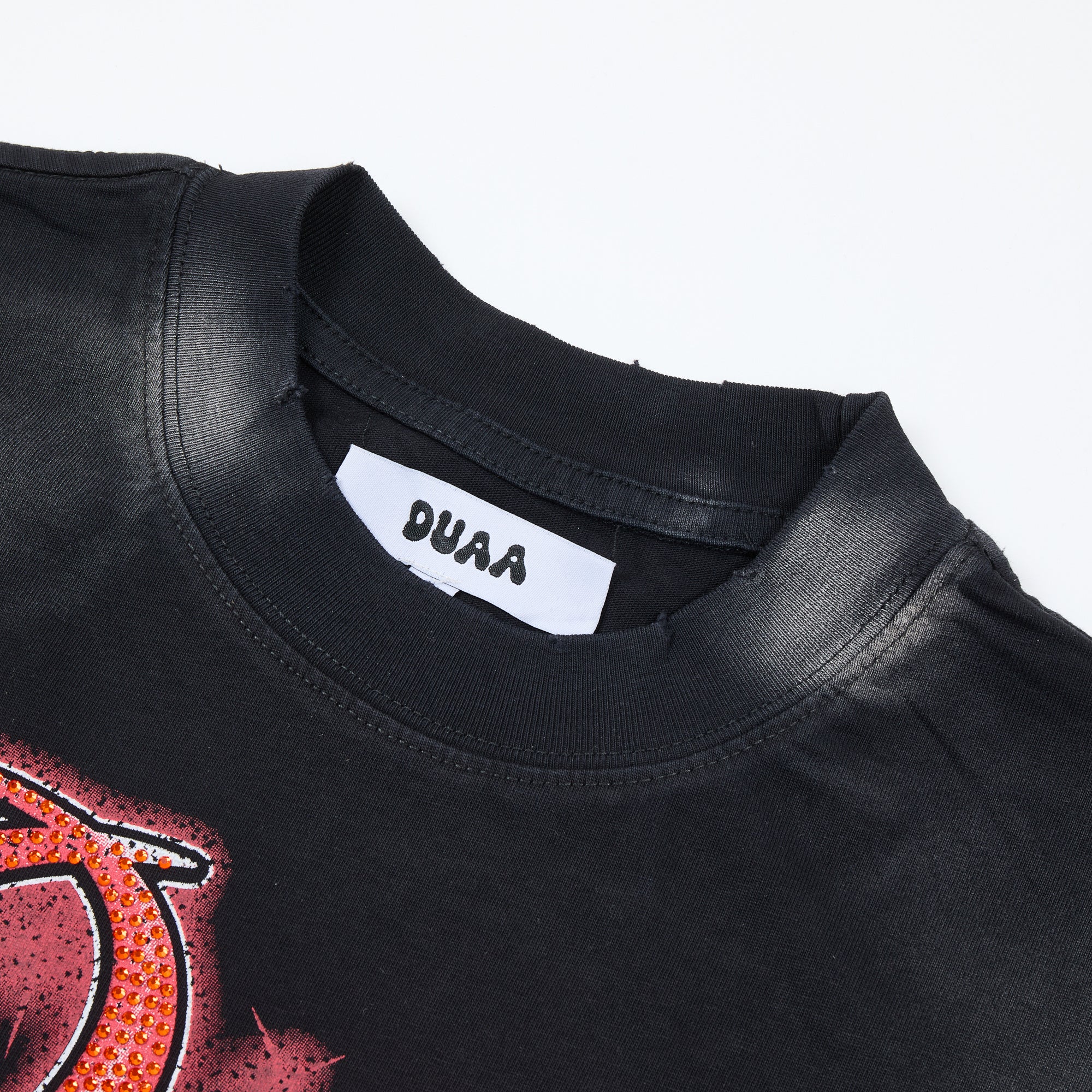 DUAA 8‑Ball Poker Fire Vintage Graphic T‑Shirt