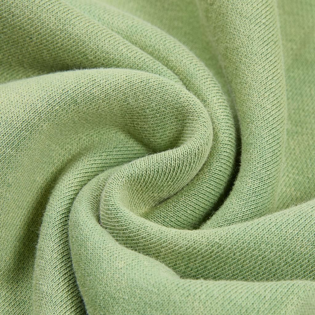 RoughPlay Sage‑Green Double‑Side White Stripe Straight Leg Sweatpants