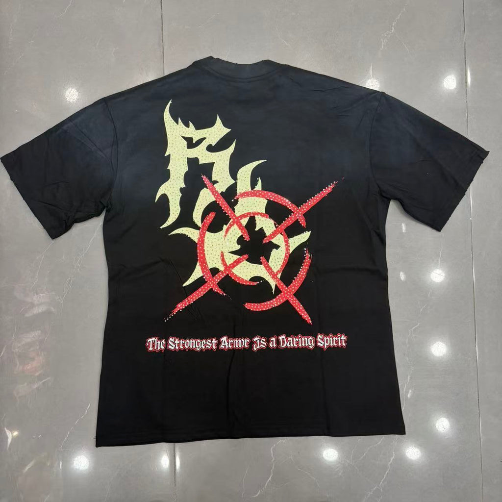 Royal Desert Skeleton Cowboy Vintage Graphic T‑Shirt