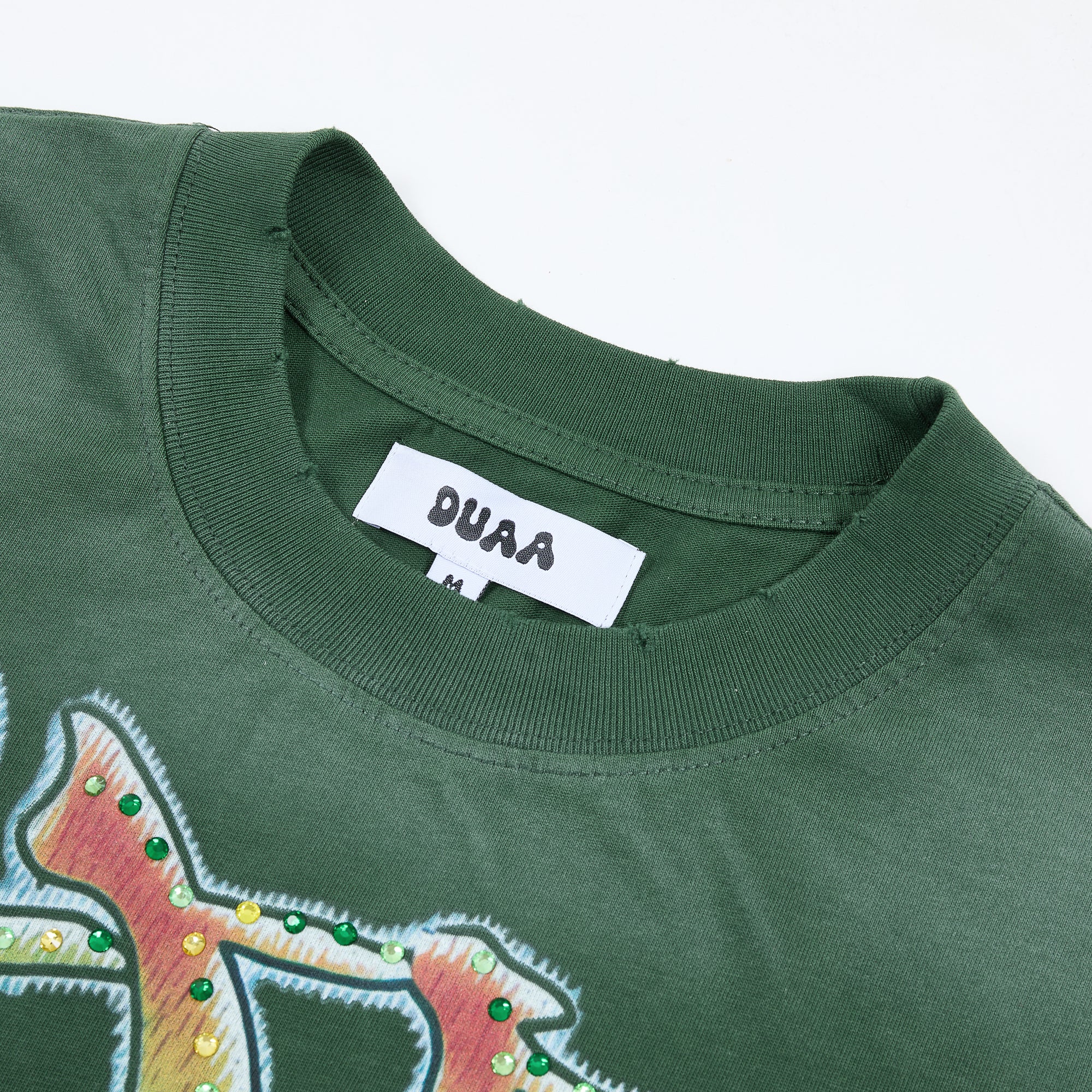 DUAA Praying Hands Vintage Graphic T‑Shirt