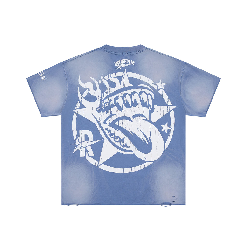 DUAA Roughplay Vintage Race Car Distressed Graphic Short Sleeve Tee