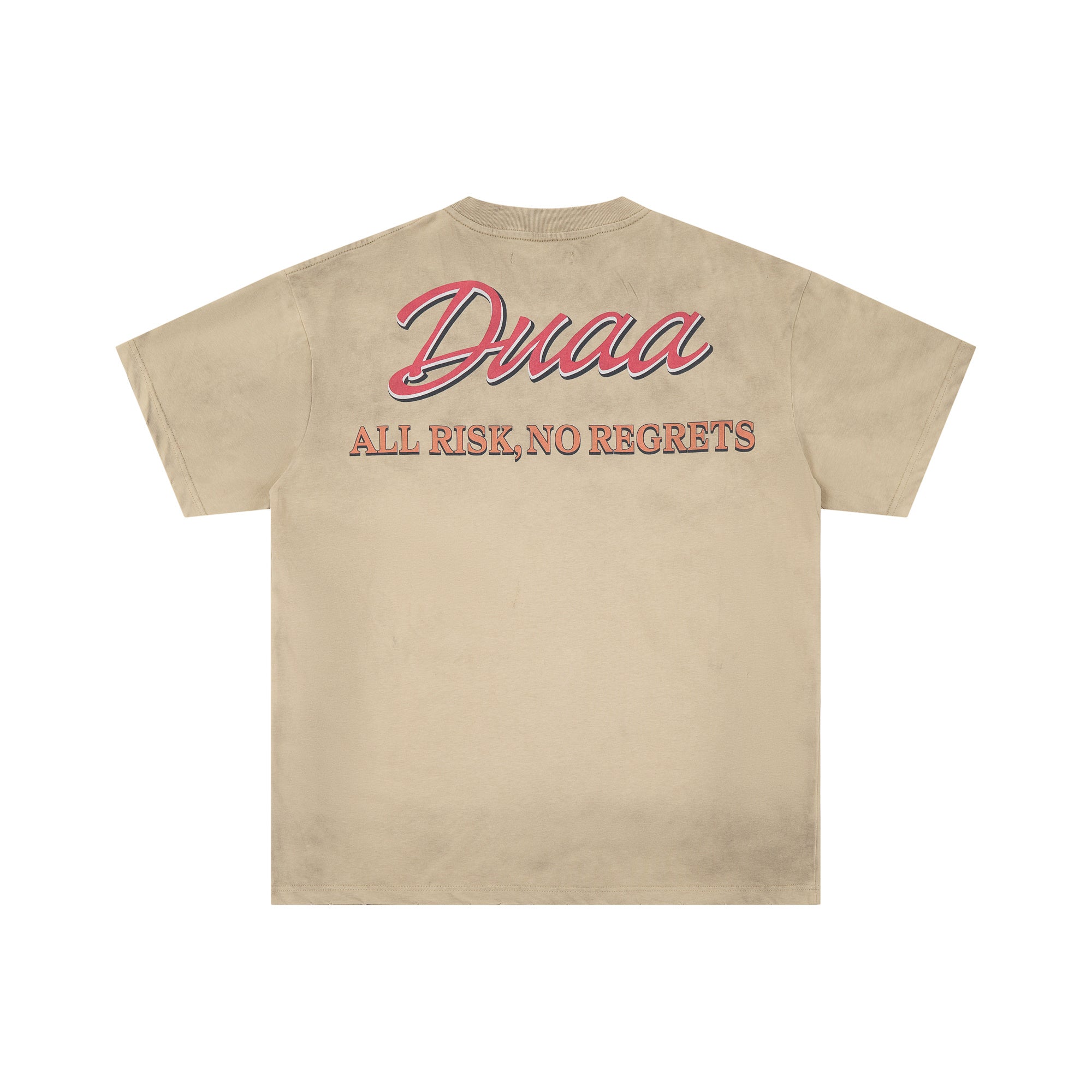 DUAA All Risk No Regrets Vintage Classic Car Graphic T‑Shirt