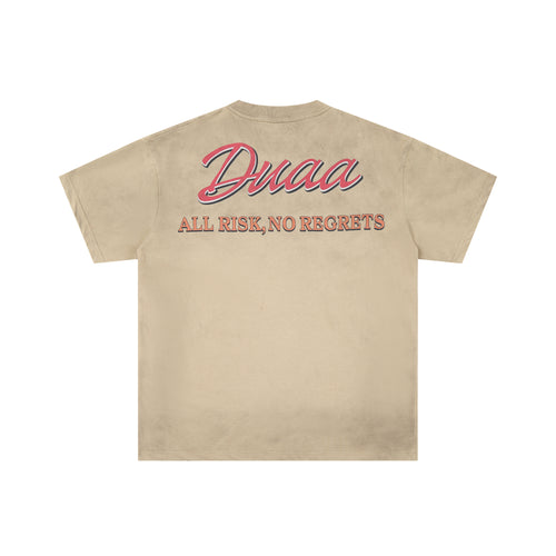 DUAA All Risk No Regrets Vintage Classic Car Graphic T‑Shirt