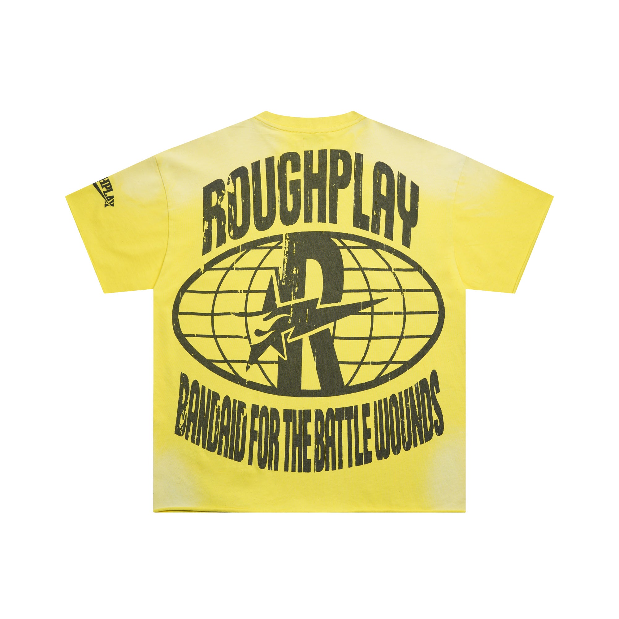 RoughPlay Skate Zombie Graphic Distressed Short‑Sleeve Tee Vintage Streetwear T‑Shirt