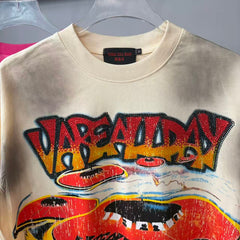 Vare All Day UFO Western Desert Vintage Washed Cropped T‑Shirt