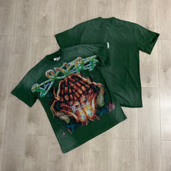DUAA Praying Hands Vintage Graphic T‑Shirt