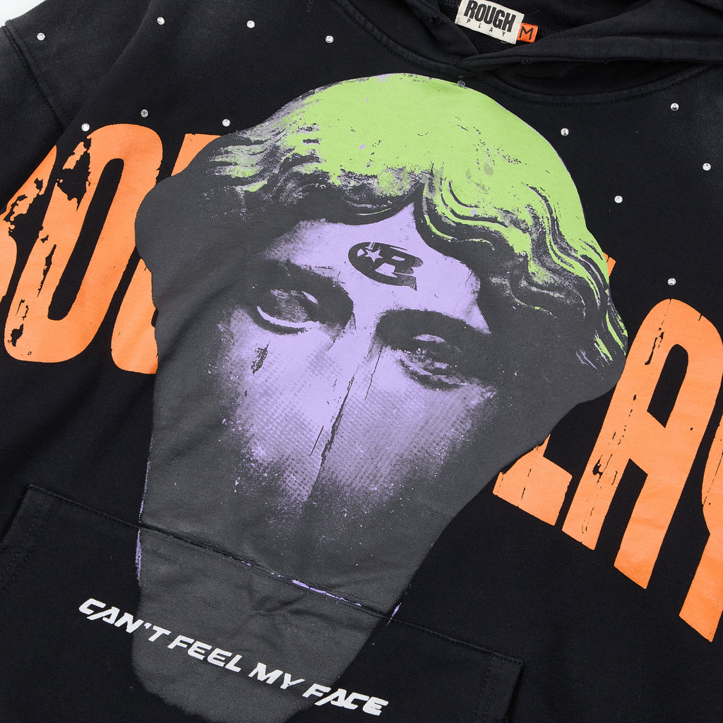 oughPlay Psychedelic Portrait Graphic Vintage Ho