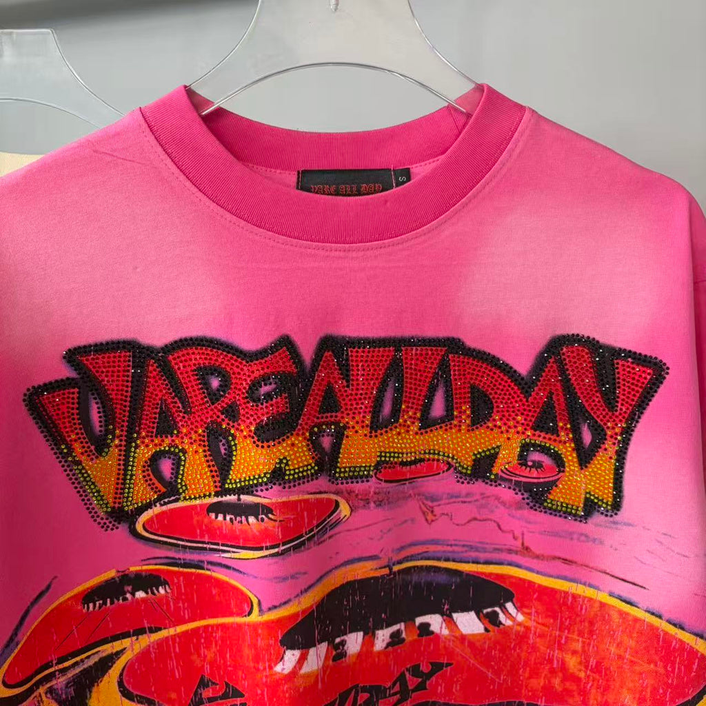 Vare All Day UFO Alien Western Desert Cropped T‑Shirt