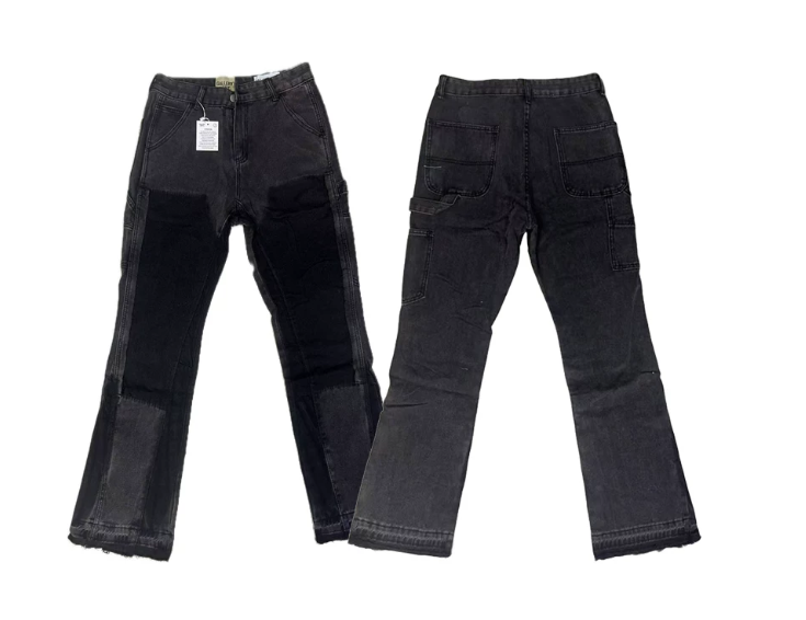 Gallery Dept. Black Reworked Flare Denim
