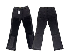 Gallery Dept. Black Reworked Flare Denim
