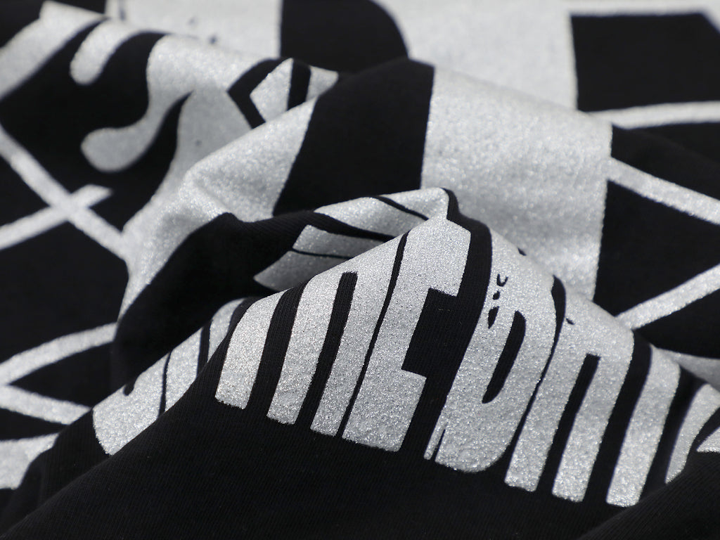 RoughPlay Fire‑Eye Skull Graphic Distressed Long Sleeve Tee