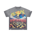 RoughPlay Chess Board Graphic Distressed Tee