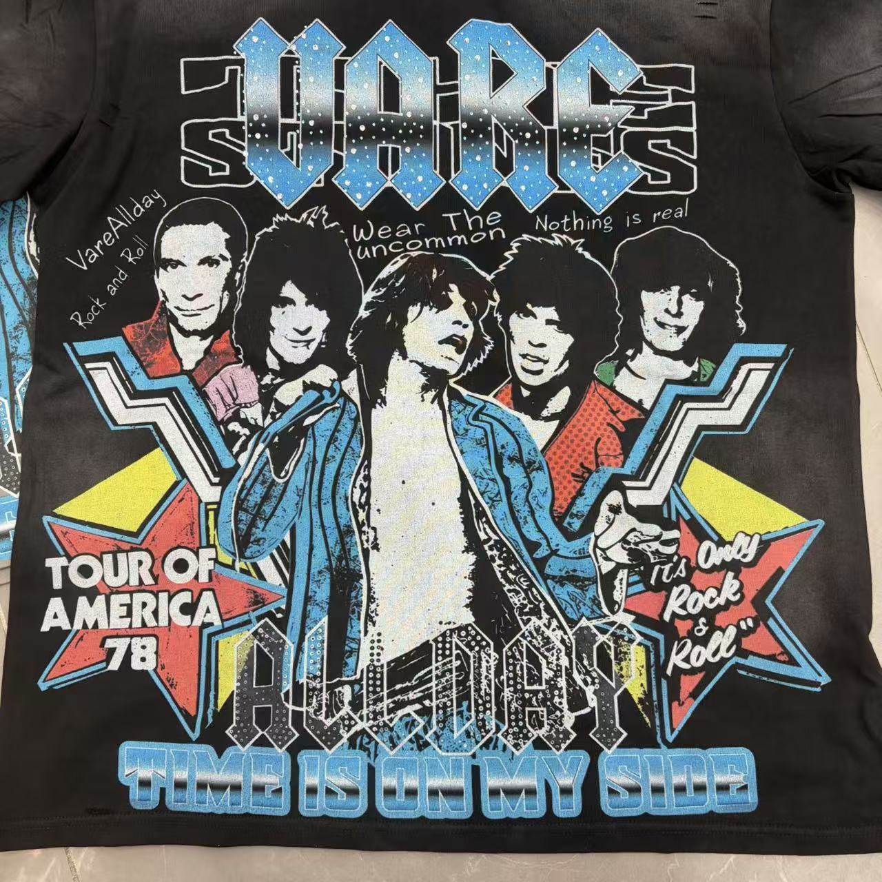 Vareallday Vintage Rock Band Tour Ringer T‑Shirt