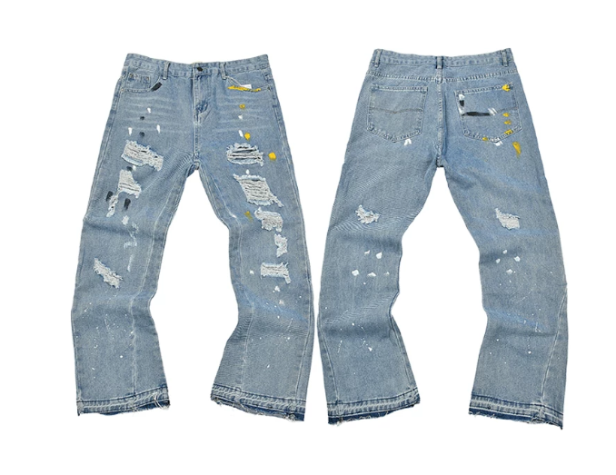 Gallery Dept. Painted Distressed Denim