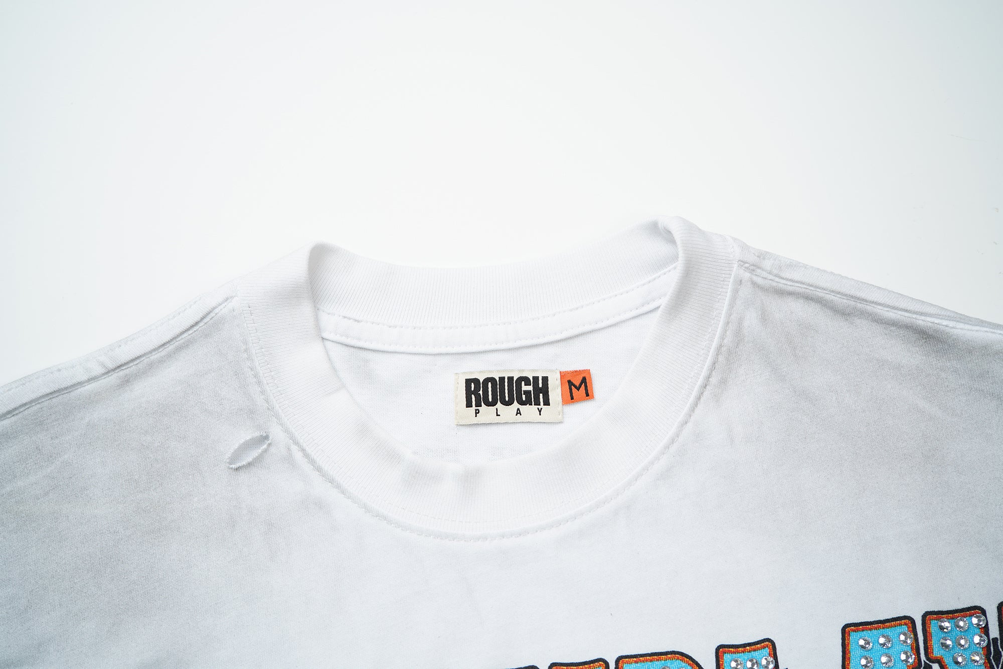 RoughPlay New York Statue Of Liberty Graphic Distressed Short‑Sleeve Tee Vintage Streetwear T‑Shirt