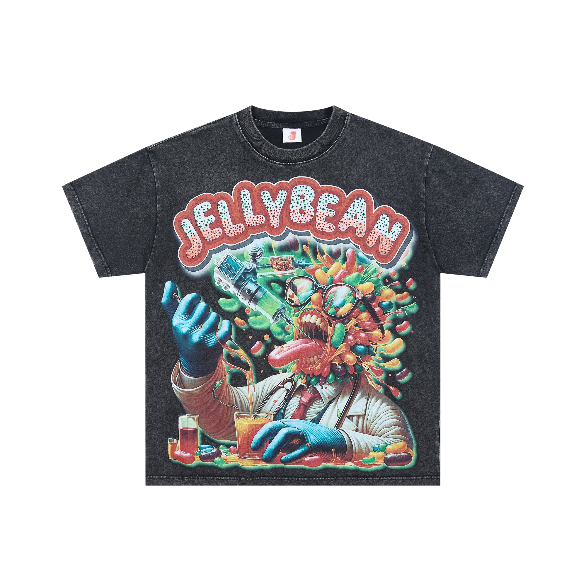 DUAA JELLYBEAN Mad Scientist Lab Graphic Short Sleeve Tee