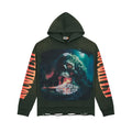 RoughPlay Skull Graphic Distressed Vintage Hoodie