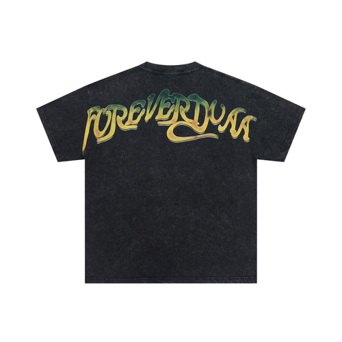 DUAA Forever 1993 World Flag Vintage Graphic Short Sleeve Tee