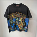 Varecallay Skull Cowboy Western Cropped T‑Shirt