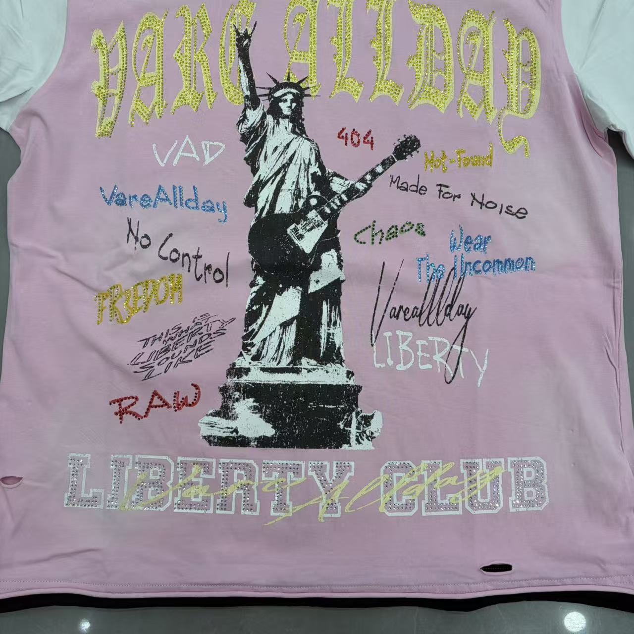 Vareallday  Statue of Liberty  Y2K Streetwear T-Shirt