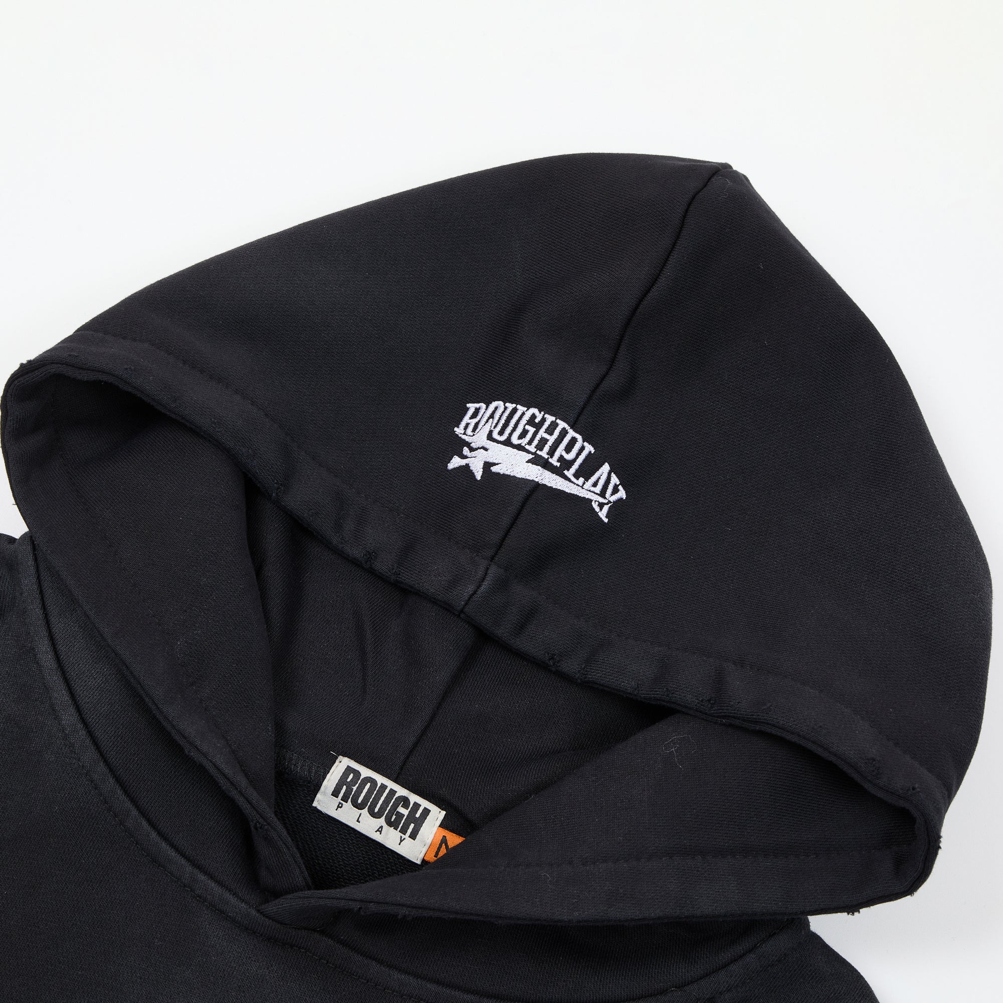 RoughPlay Flame Graphic Vintage Hoodie