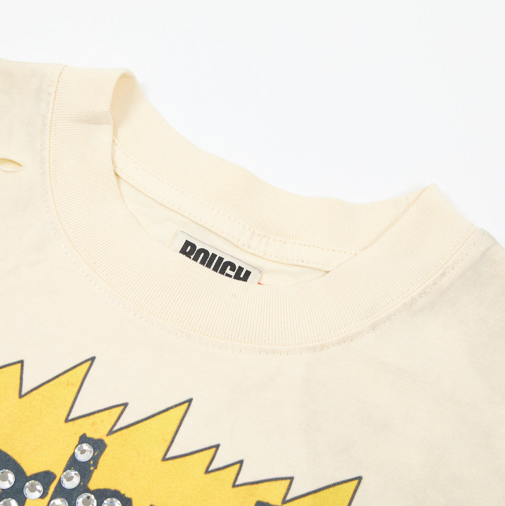 RoughPlay Cartoon Comic Vintage Distressed Long Sleeve Tee