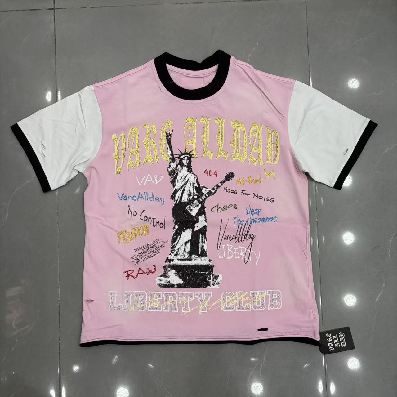 Vareallday  Statue of Liberty  Y2K Streetwear T-Shirt